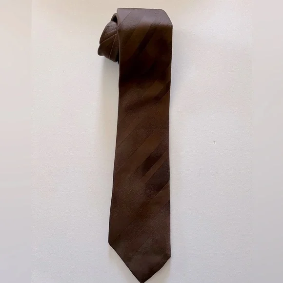 Vintage Brown Men's Tie by Pietro Di Roma.
